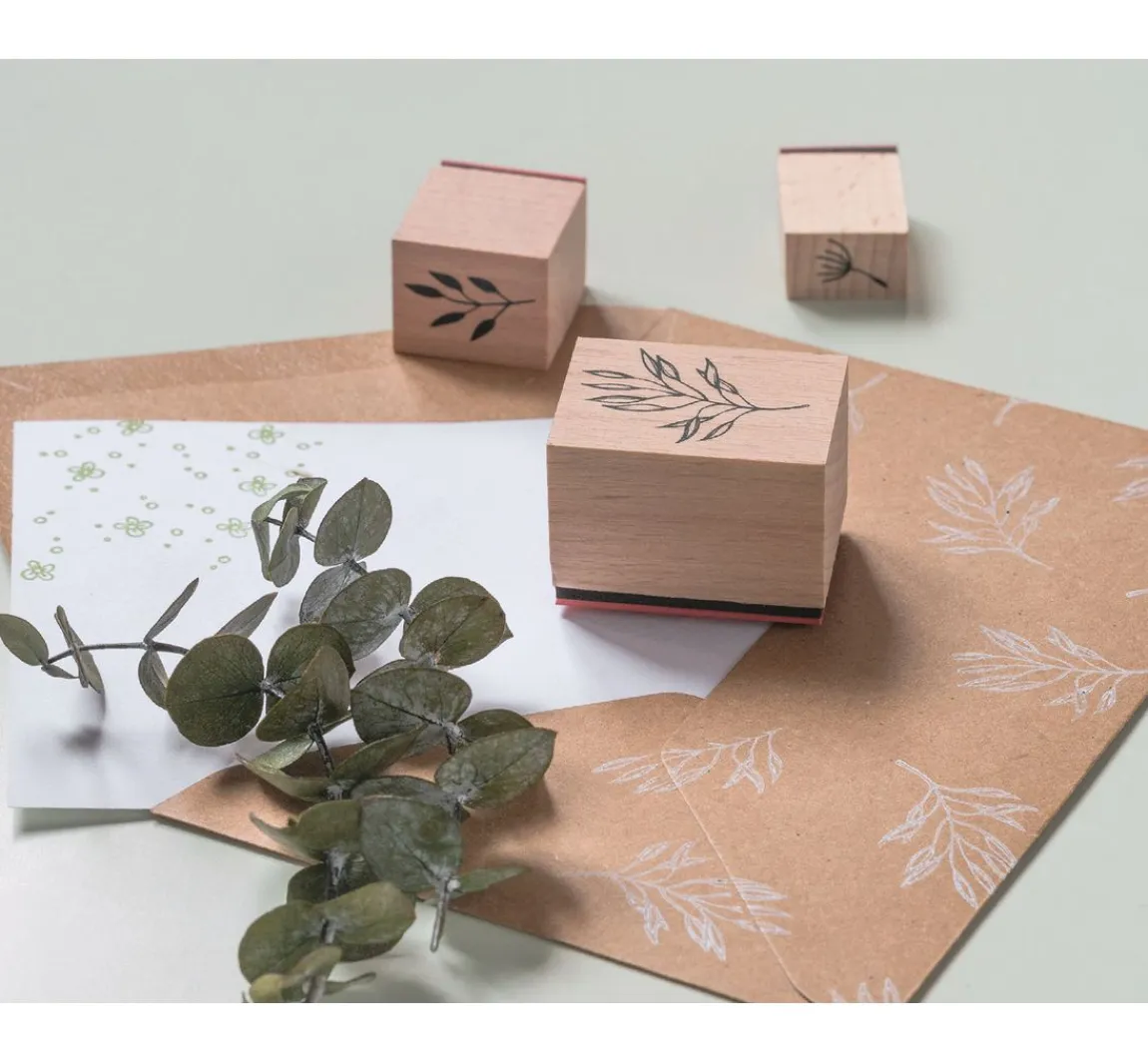 Online Heyda Stempel-Set "Blätter"