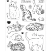 Hot Aladine Stempel-Set "Katzen"