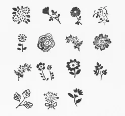 New Rico Design Stempel-Set "Nature"