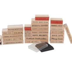 Outlet Rico Design Stempel-Set XL "Liebe Weihnachtsgrüße"