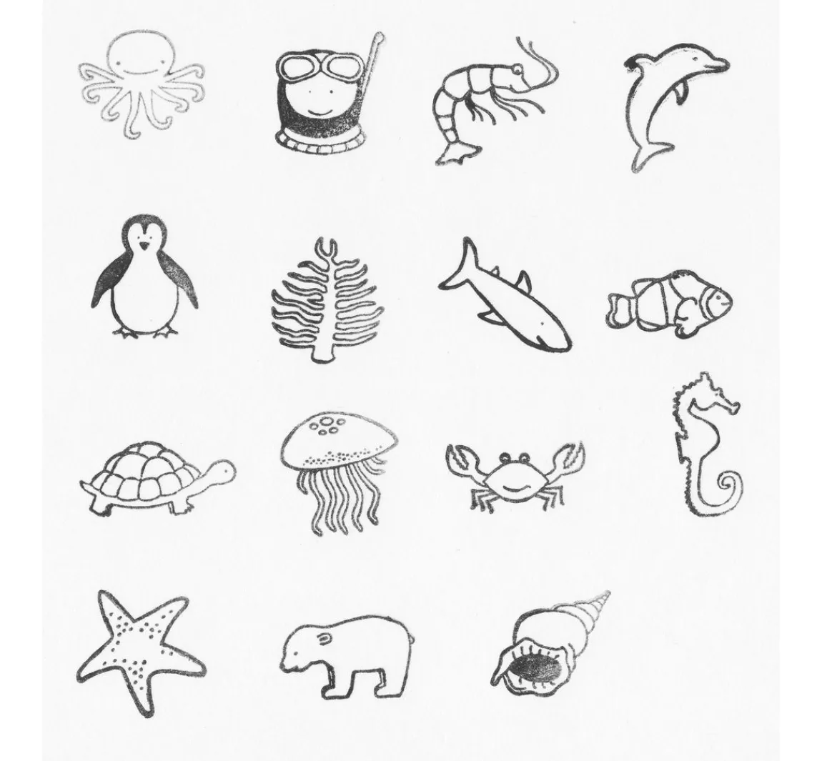 Hot Rico Design Stempel-Set "Zoowelt"