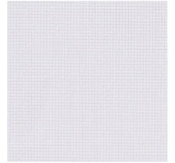 Clearance Zweigart Stern-Aida, weiß, 110 cm breit