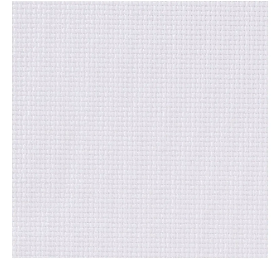 Clearance Zweigart Stern-Aida, weiß, 110 cm breit