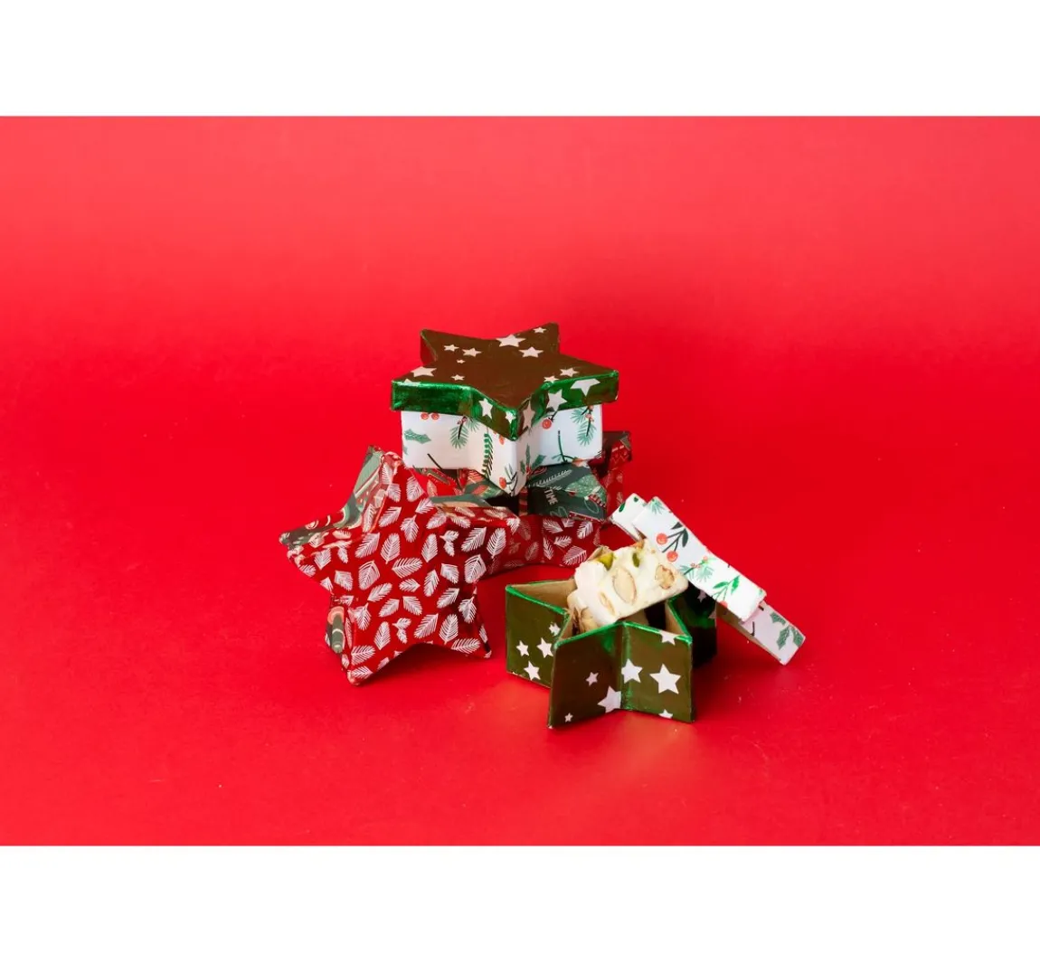 Discount décopatch Sternschachteln, 2er-Set, Pappmachè