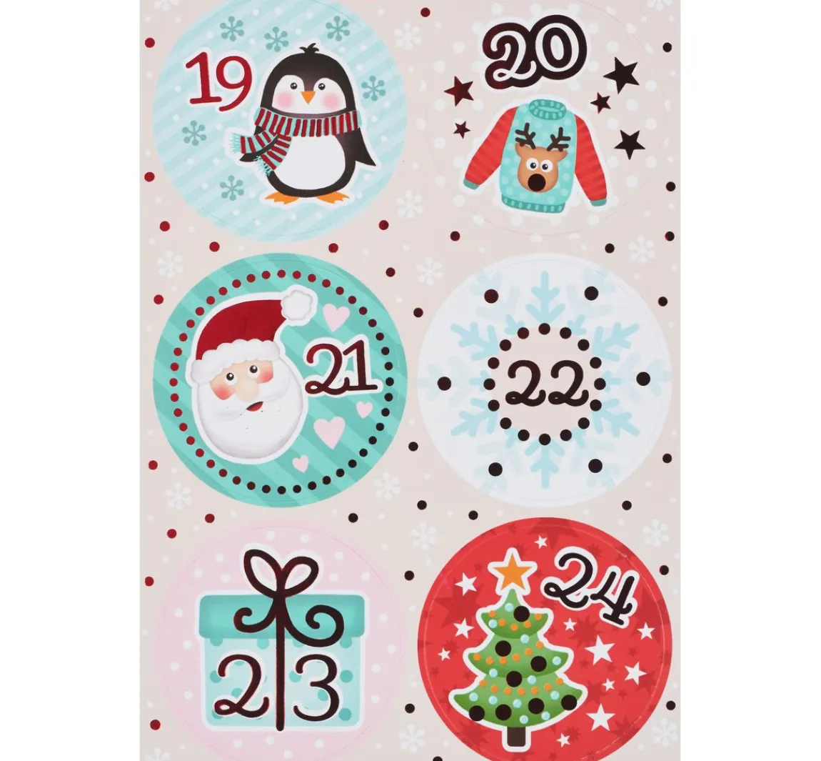 Outlet Zischka Sticker "Adventszahlen" Winterfreuden