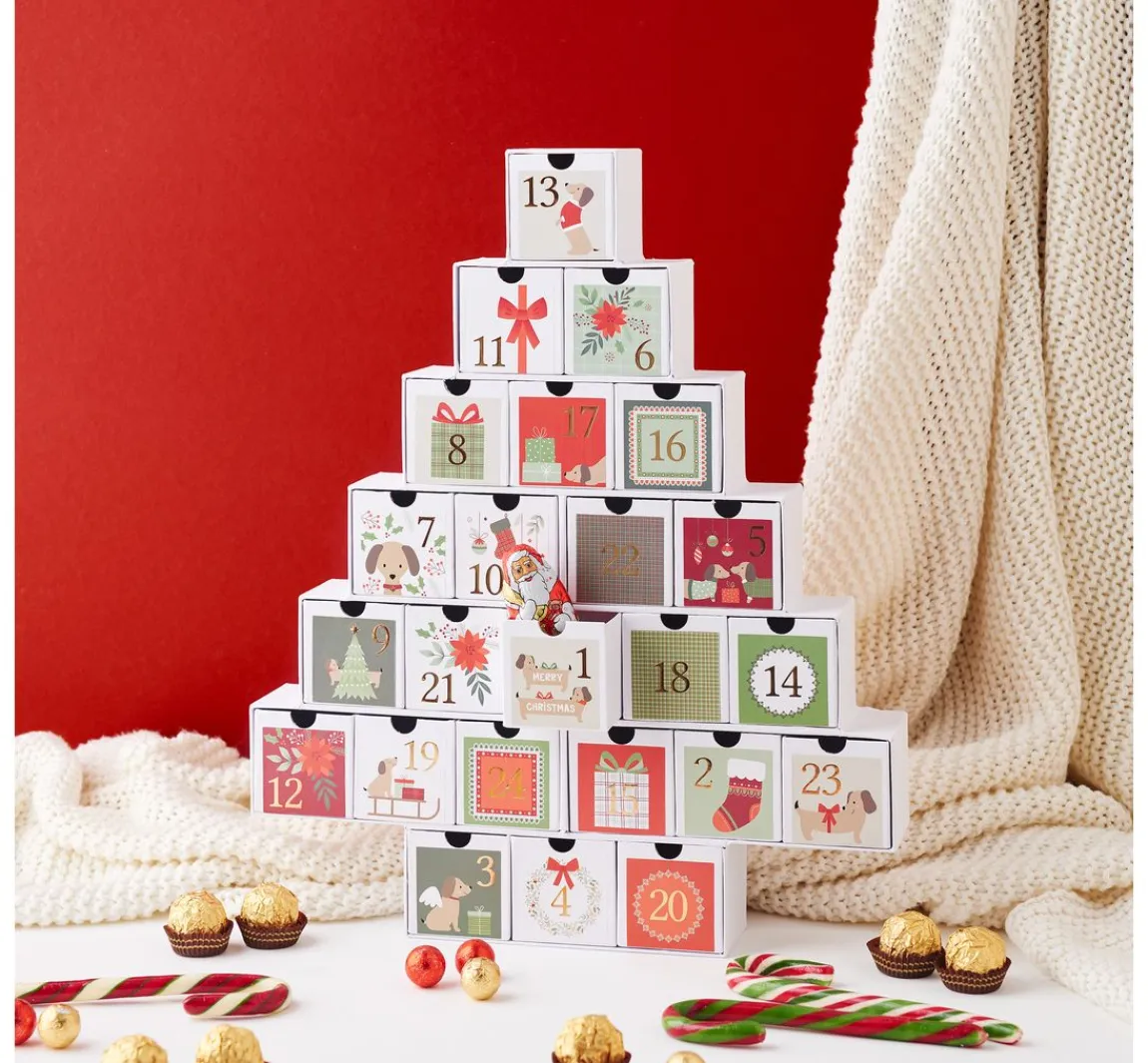 Outlet Artemio Sticker Adventszahlen "Woofy Christmas"