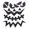 Outlet creativ company Sticker "Halloween Gesichter"