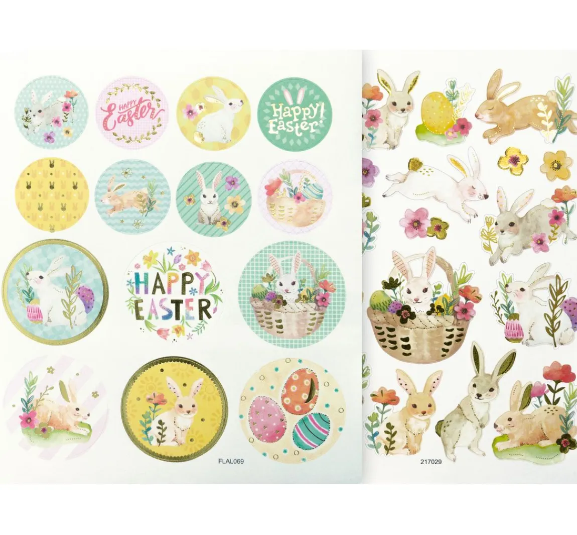 Hot folia Sticker "Happy Easter"