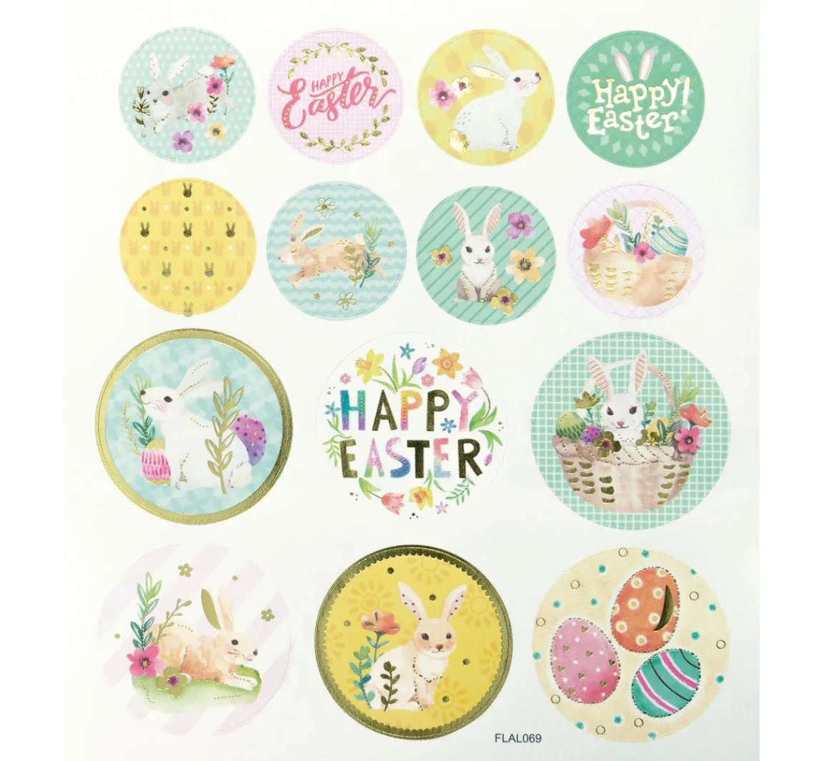 Hot folia Sticker "Happy Easter"