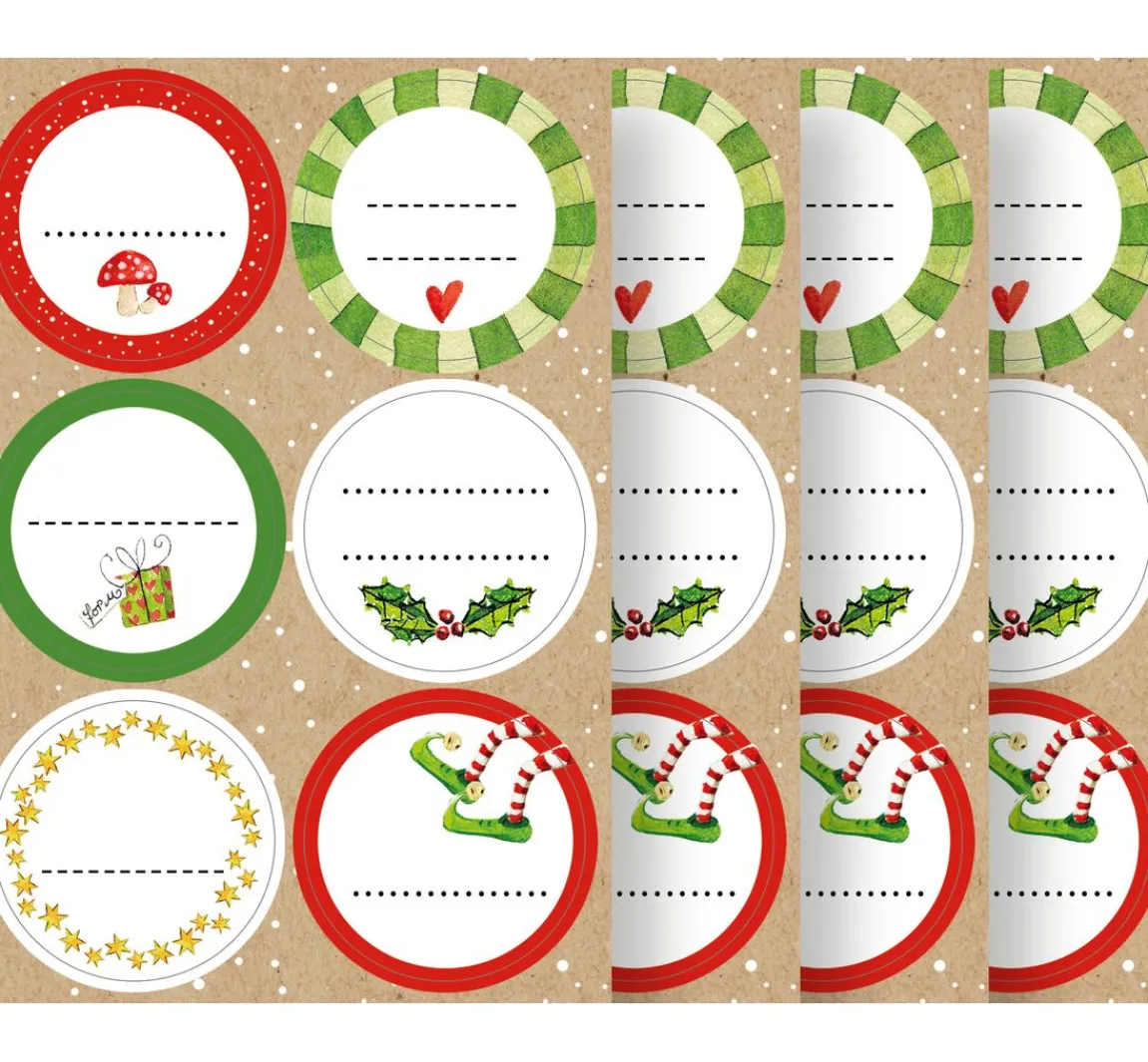 Sale Braun+Company Sticker "Jolly Christmas"