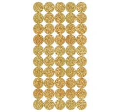 New Rico Design Sticker "Kreise gold", 200 Stück