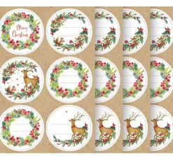 Clearance Braun+Company Sticker "Natural Christmas"