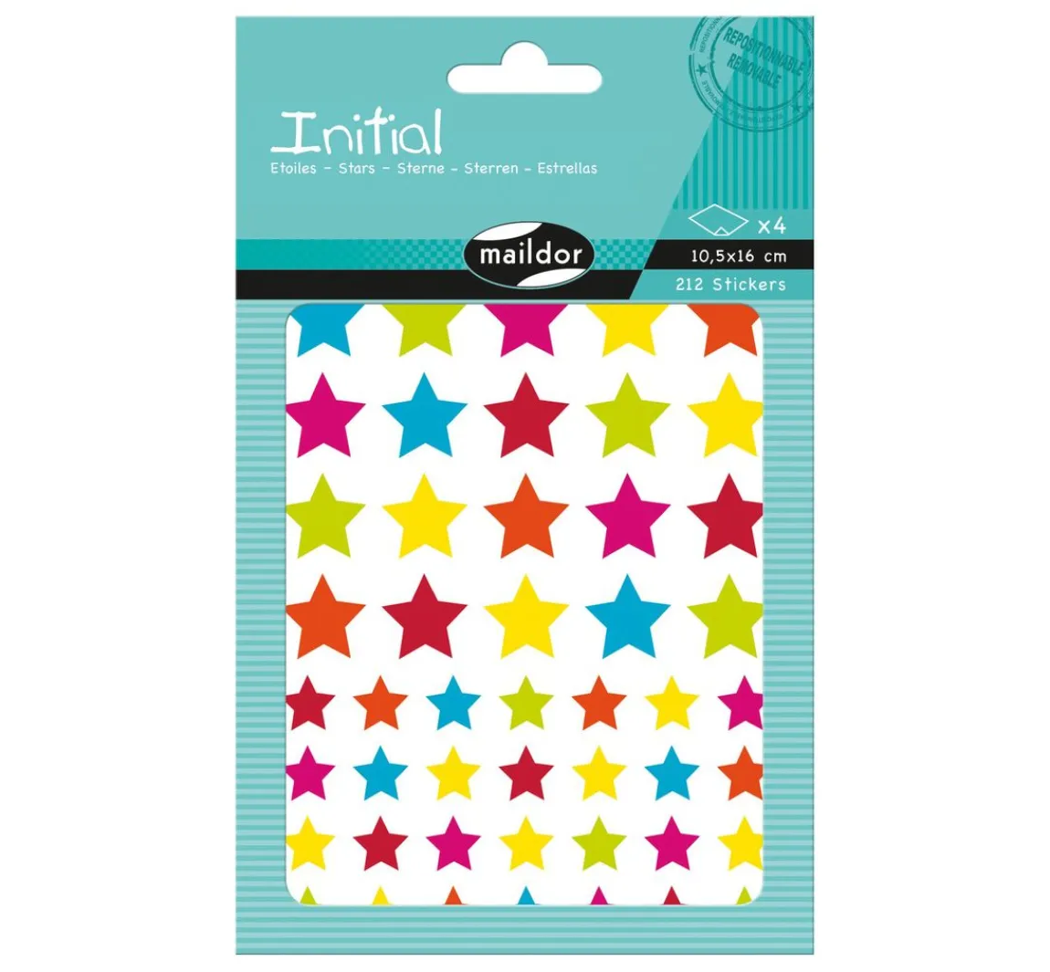 New maildor Sticker "Sterne bunt"