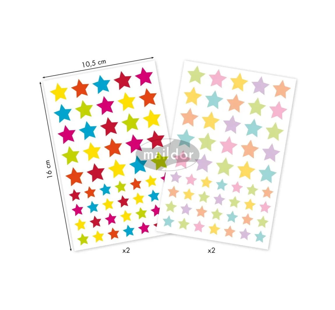 New maildor Sticker "Sterne bunt"