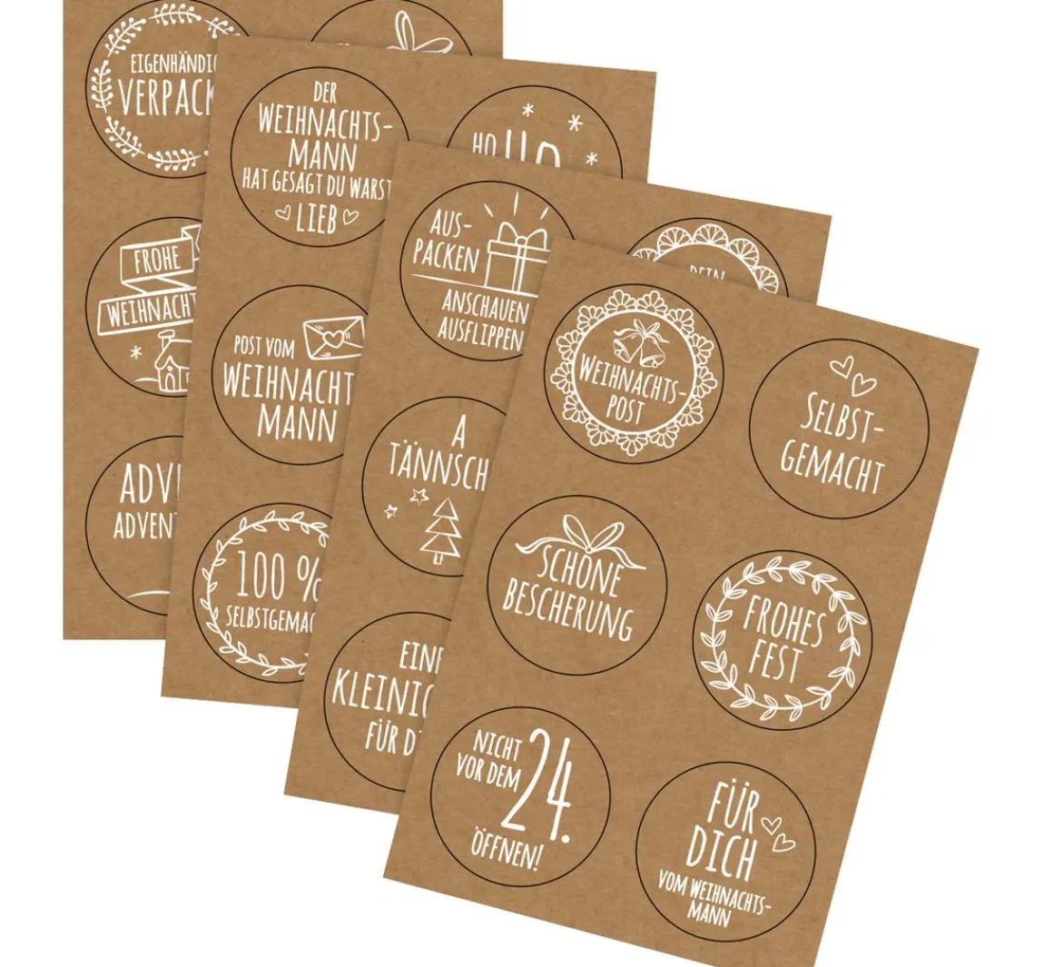 URSUS Sticker "Weihnachtspost"