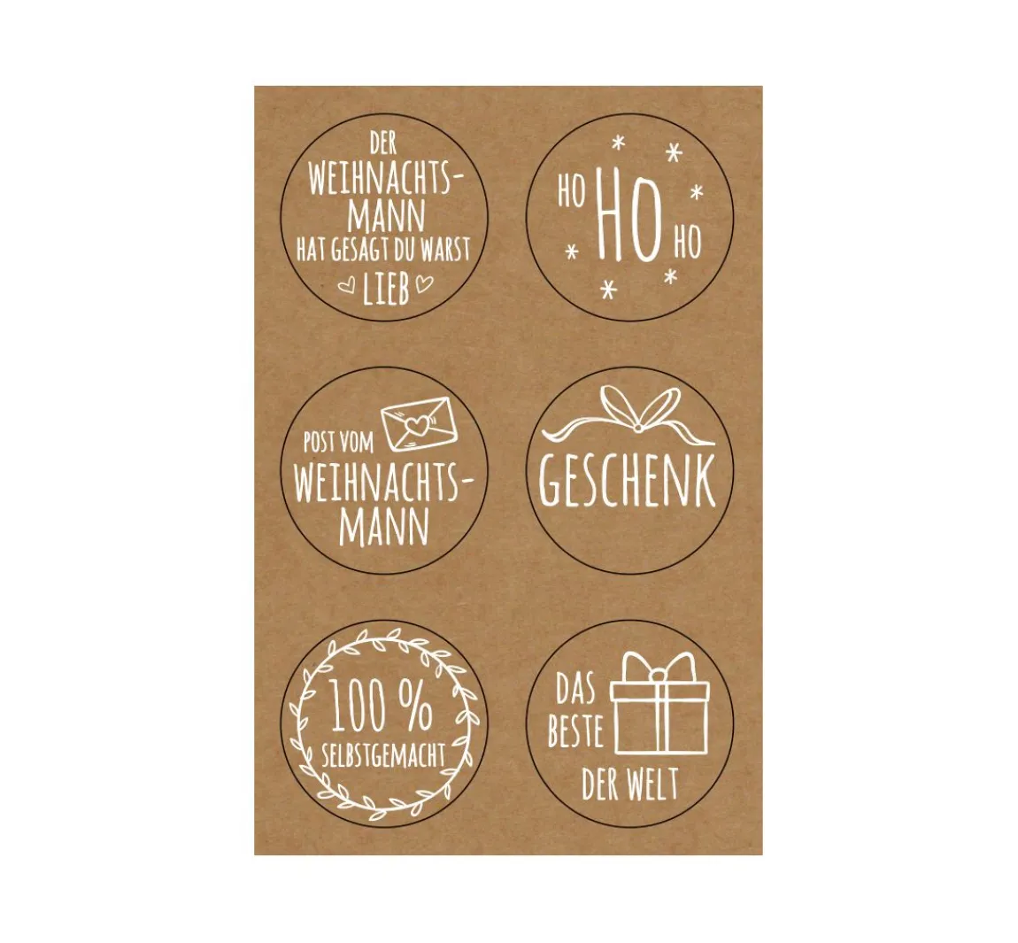 URSUS Sticker "Weihnachtspost"