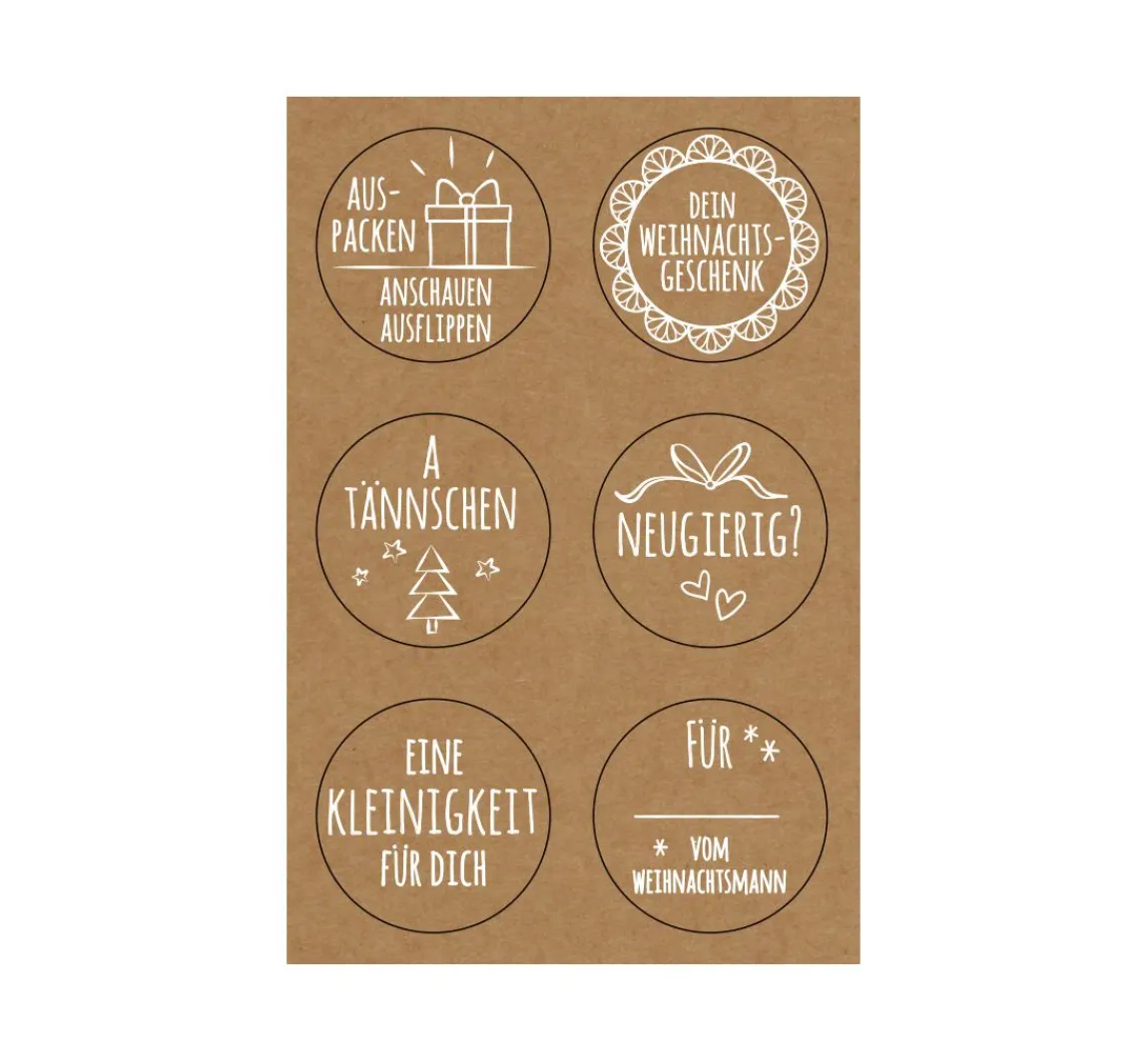 URSUS Sticker "Weihnachtspost"