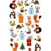 Online maildor Sticker "Weihnachtstiere"