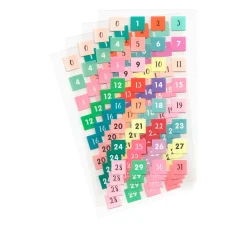 Hot Rico Design Sticker "Zahlen 0-31", 4 Blatt