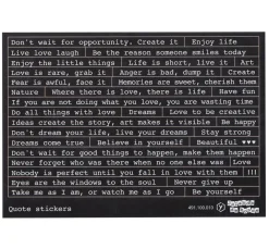 Pronty Crafts Sticker "Zitate", A5