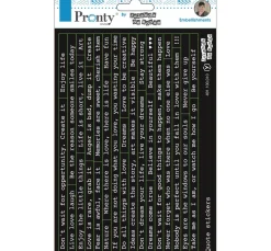 Pronty Crafts Sticker "Zitate", A5