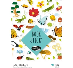 Sale maildor Sticker-Buch "Happy Nature" 674 Stück