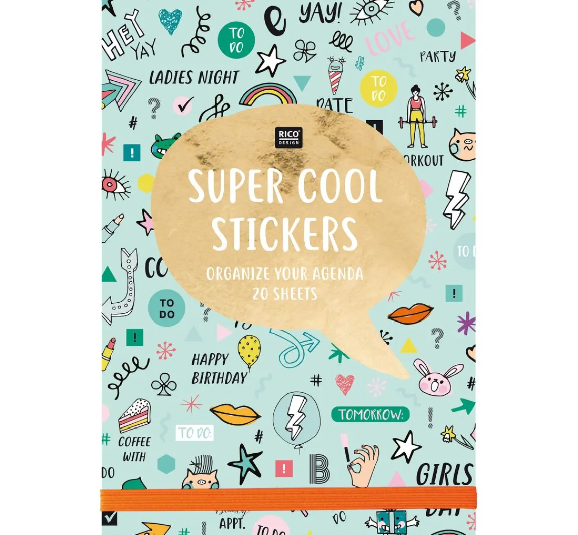New Rico Design Stickerbuch "Super Cool Stickers"