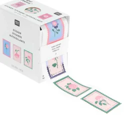 Discount Rico Design Stickerrolle "Briefmarken"