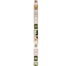 Best Rico Design Stickerrolle "Briefmarken Weihnachtspost"