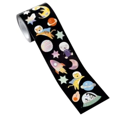 Clearance folia Stickerrolle "Space Safari"