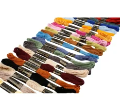 Discount creativ company Stickgarnset "Sortierte Farben"