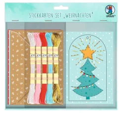 Discount URSUS Stickkarten-Set "Weihnachten"