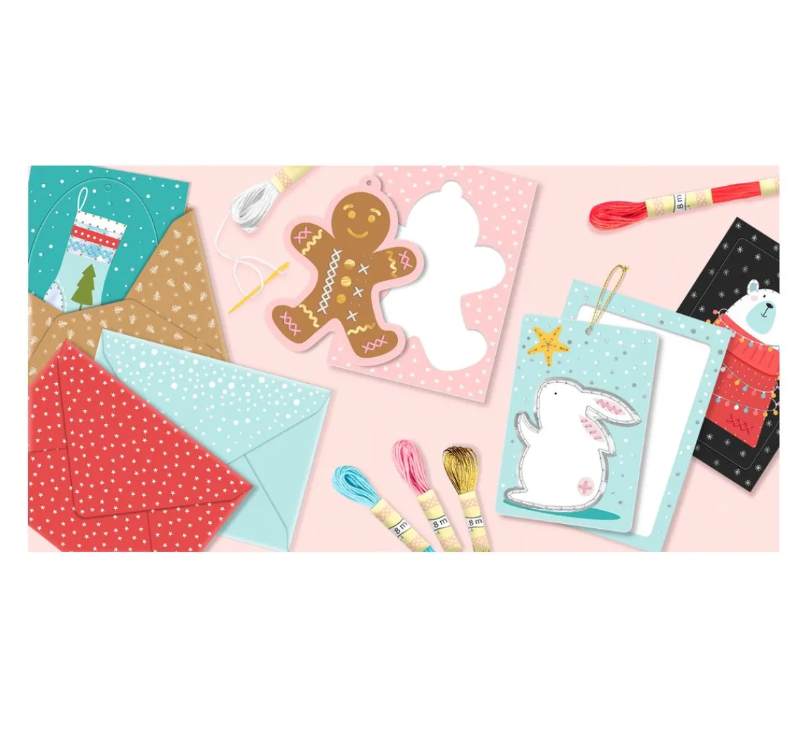 Discount URSUS Stickkarten-Set "Weihnachten"