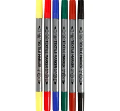 Clearance creativ company Stoffmalstifte "Standard-Farben"