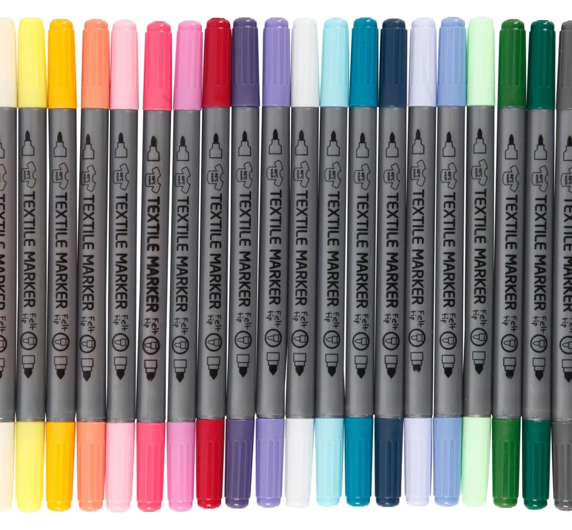 New creativ company Stoffmalstifte "Zusatz-Farben"
