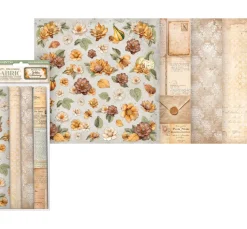 Online Stamperia Stoffpaket "Golden Harmony"