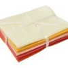 Online stafil Stoffpaket Patchy Uni "Gelb-Orange"
