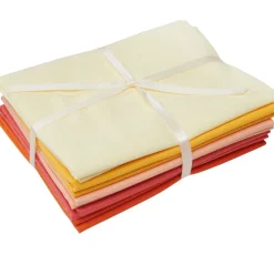 Online stafil Stoffpaket Patchy Uni "Gelb-Orange"