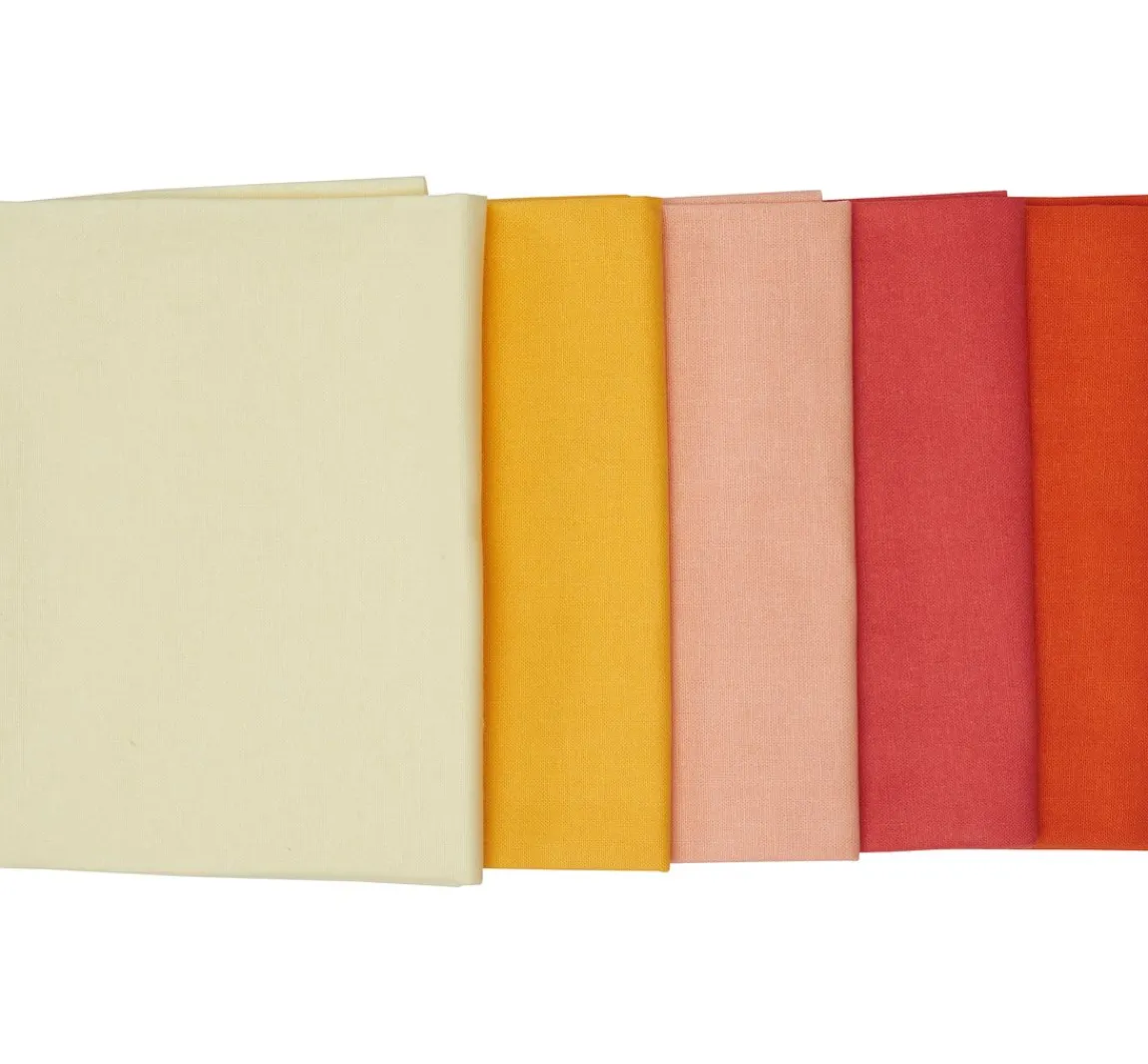 Online stafil Stoffpaket Patchy Uni "Gelb-Orange"