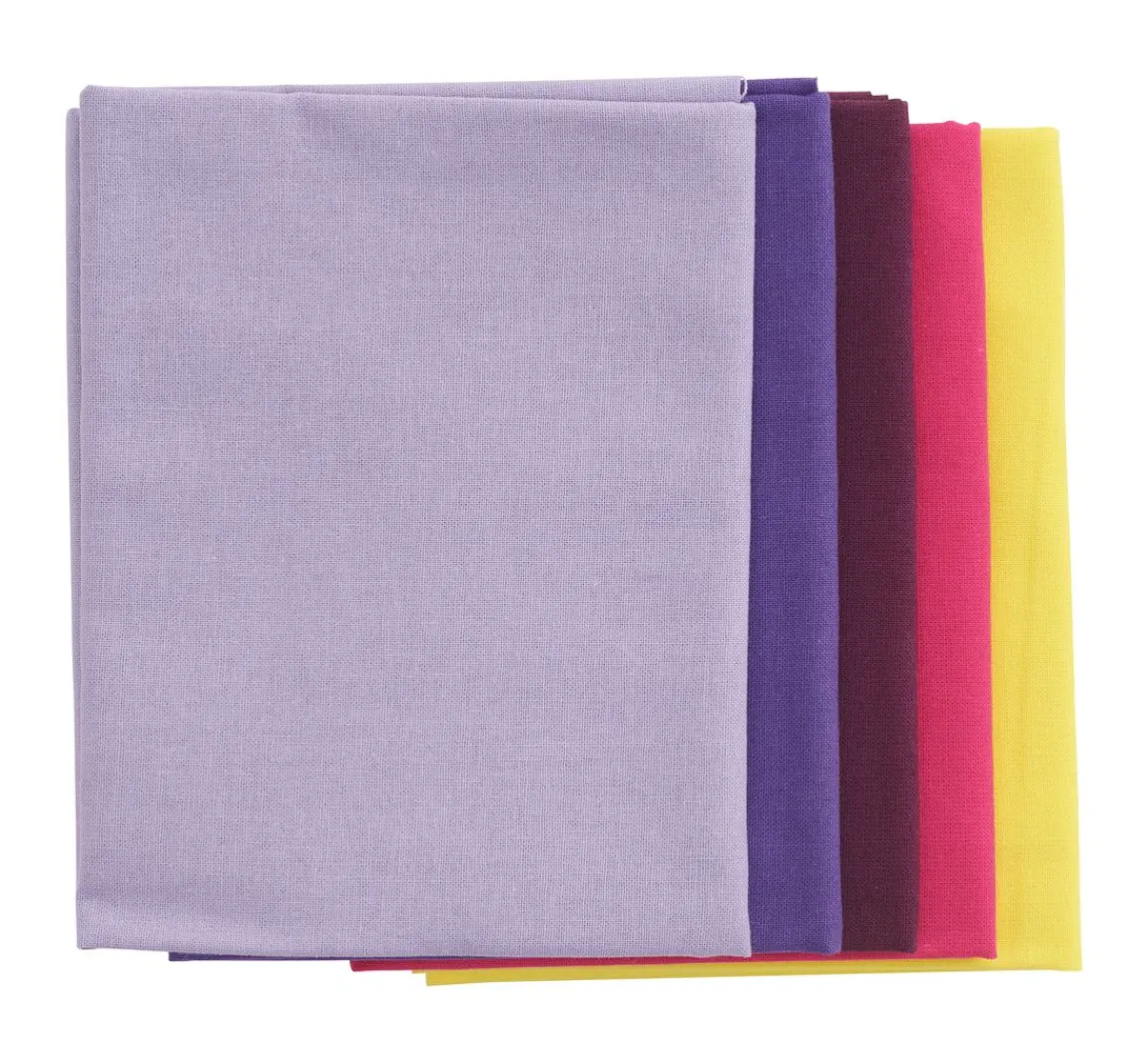 Outlet stafil Stoffpaket Patchy Uni "Lavendel-Beere"