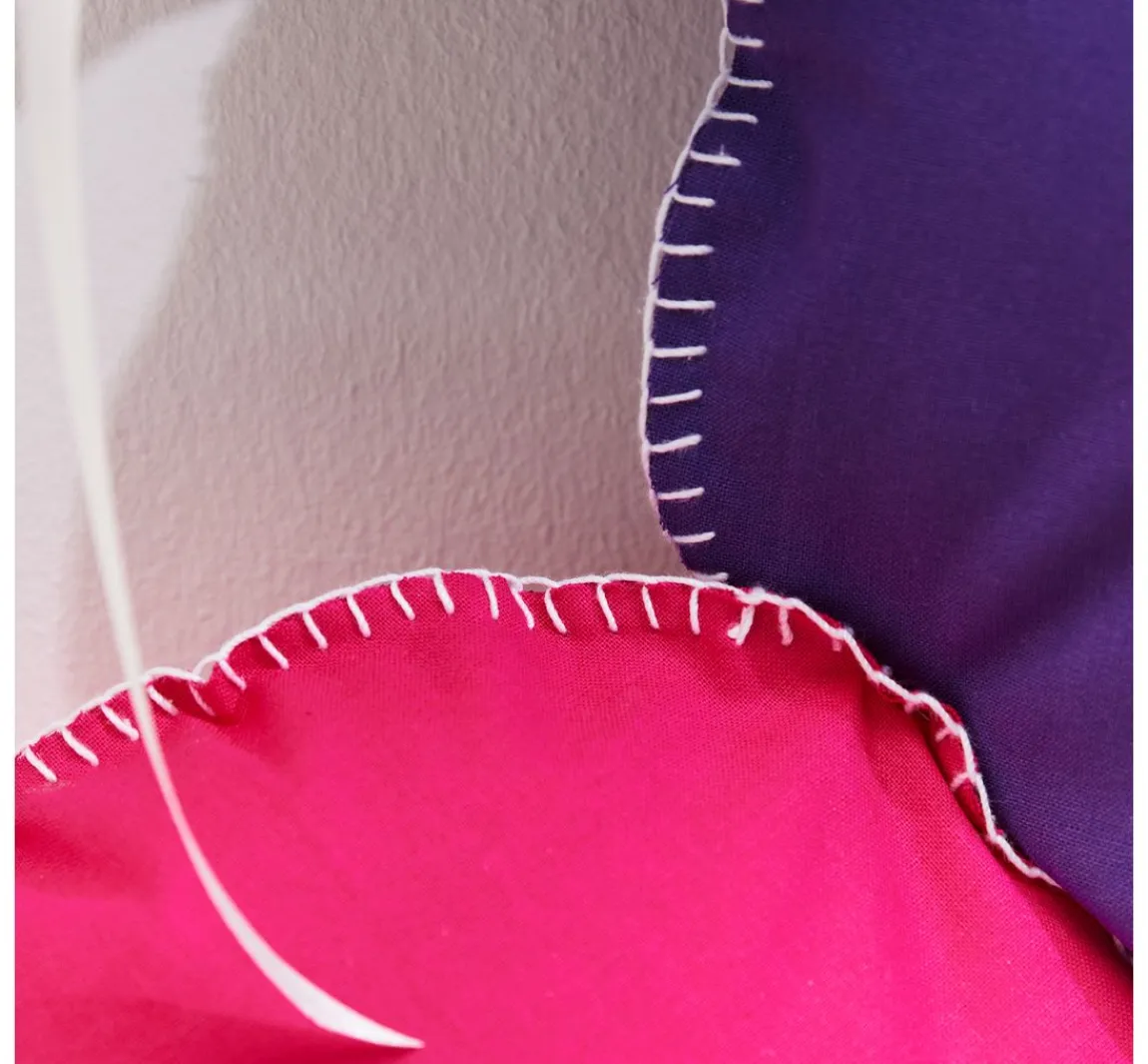 Outlet stafil Stoffpaket Patchy Uni "Lavendel-Beere"