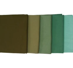 Discount stafil Stoffpaket Patchy Uni "Oliv-Grün"