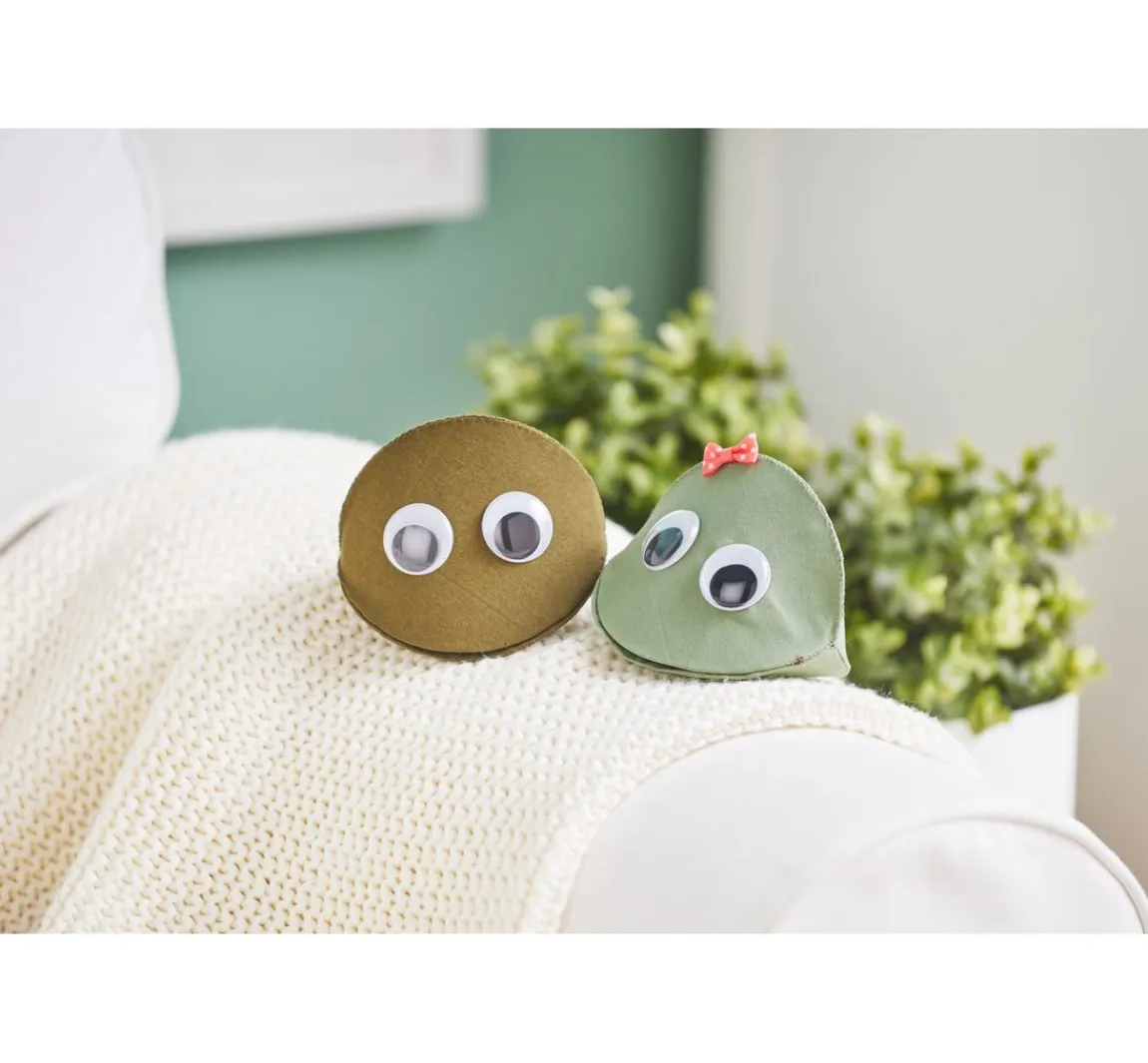 Discount stafil Stoffpaket Patchy Uni "Oliv-Grün"