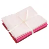 Discount stafil Stoffpaket Patchy Uni "Rosa-Rot"