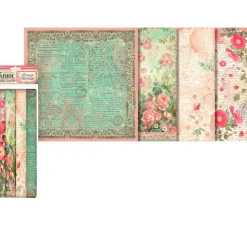 Stamperia Stoffpaket "Rose Parfum"