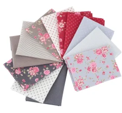 Hot Westfalenstoffe Stoffpaket "Rosenborg", 12 Stoffe à 48 x 48 cm