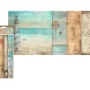 Discount Stamperia Stoffpaket "Sea Land"