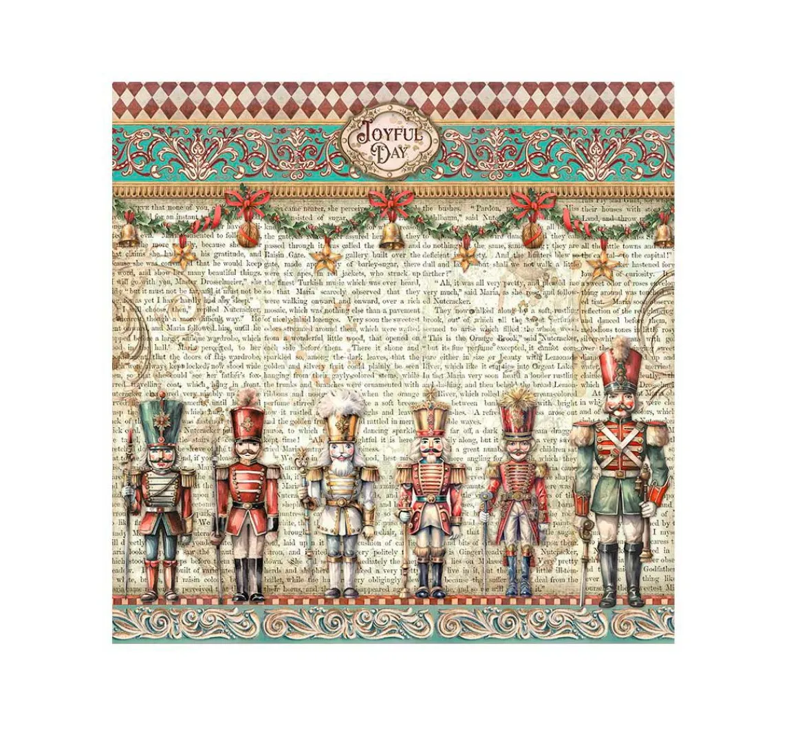 Hot Stamperia Stoffpaket "The Nutcracker"