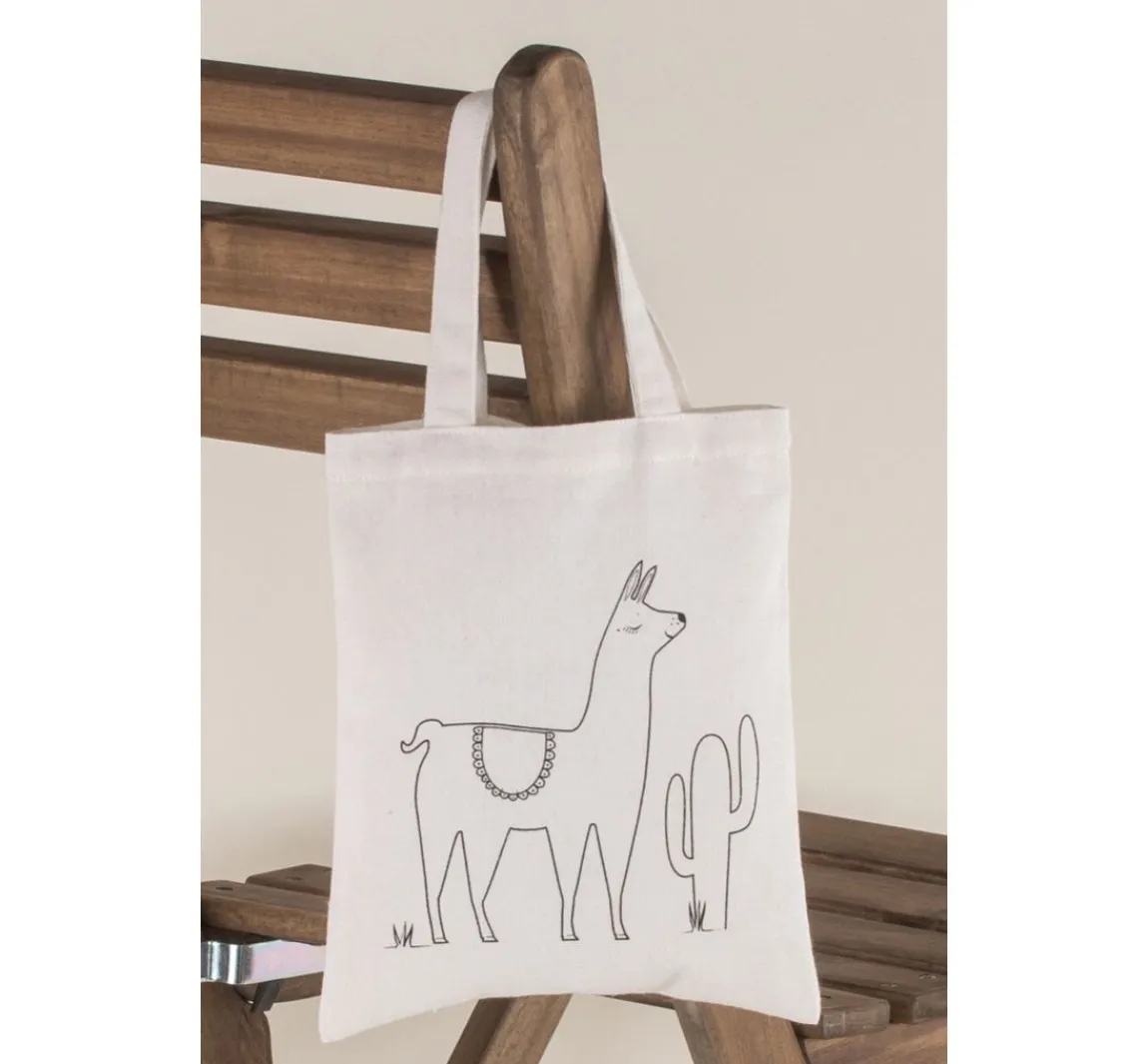 Online Rayher Stofftasche "Lama"