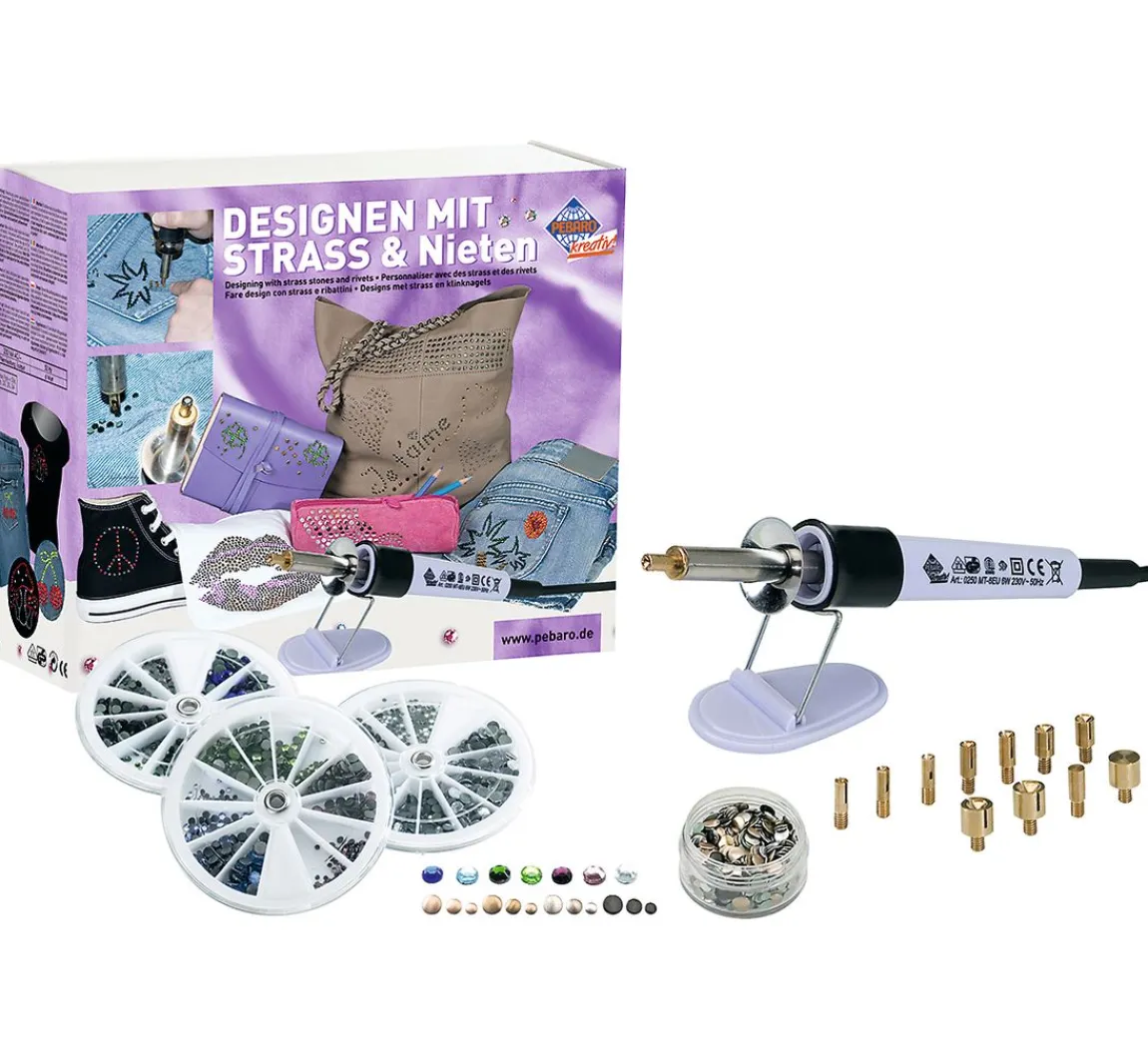 Discount PEBARO Strass-Stein-Applikator "Komplett-Set"